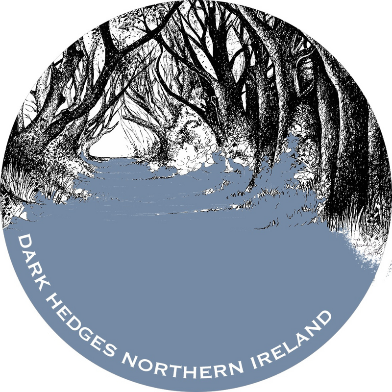 North Coast Illustrations The Dark Hedges Coaster