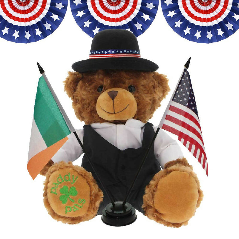 Limited Edition James - The 4th July Bear - Charming Irish Dressed Teddy Bear (Large 38cm / 15 in.)