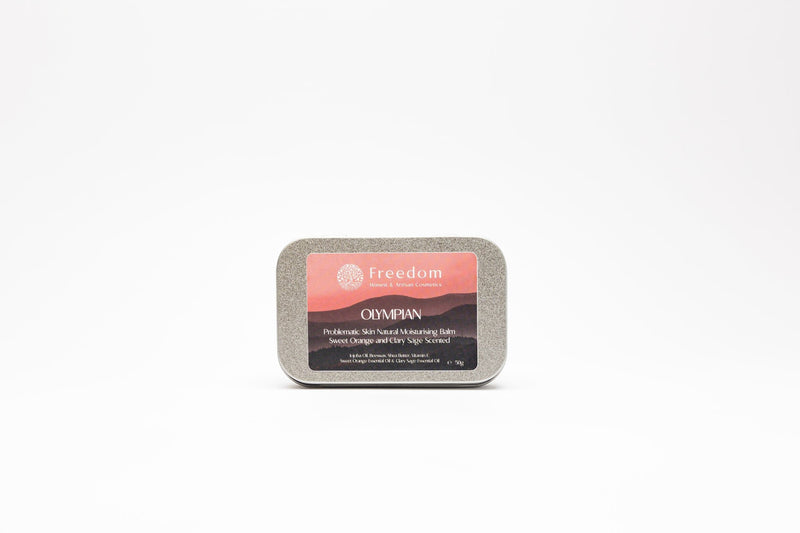 Olympian Problematic Skin Natural Moisturising Balm Sweet Orange and Clary Sage Scent