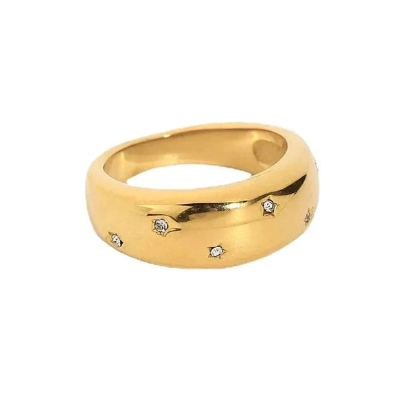 Reeva Dome Ring Gold