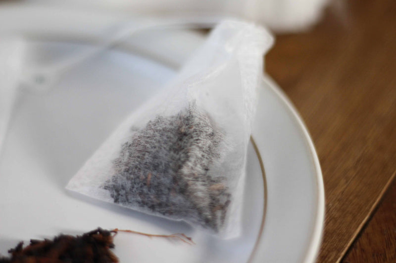 Plastic Free, Home-Compostable Drawstring Tea Bags