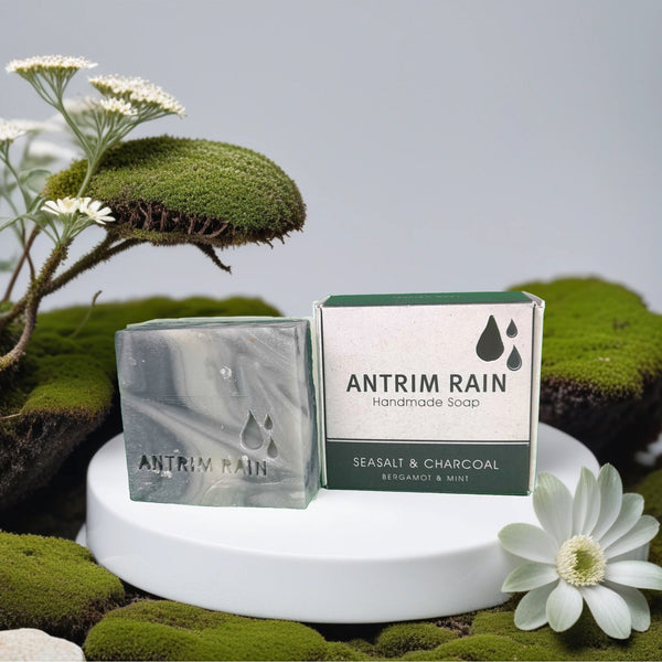 Sea Salt & Charcoal Handmade Soap - Antrim Rain