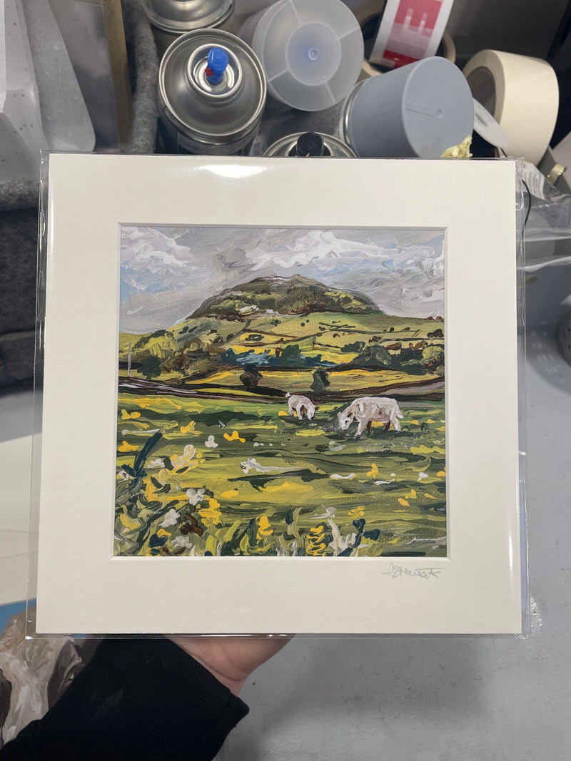 Slemish, Northern Ireland Mounted Fine Art Print