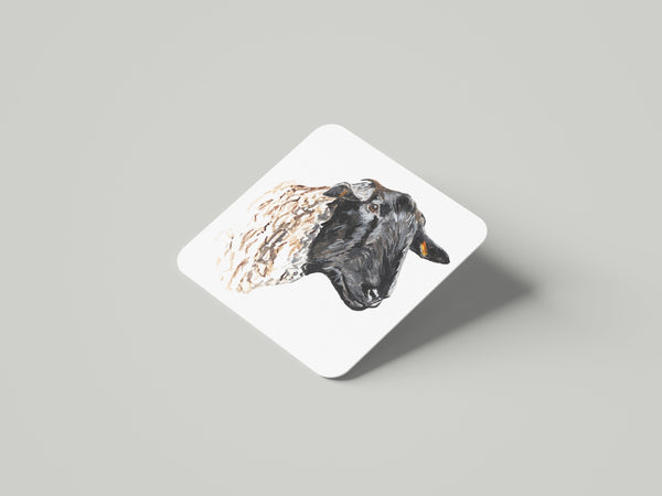 Suffolk sheep coaster