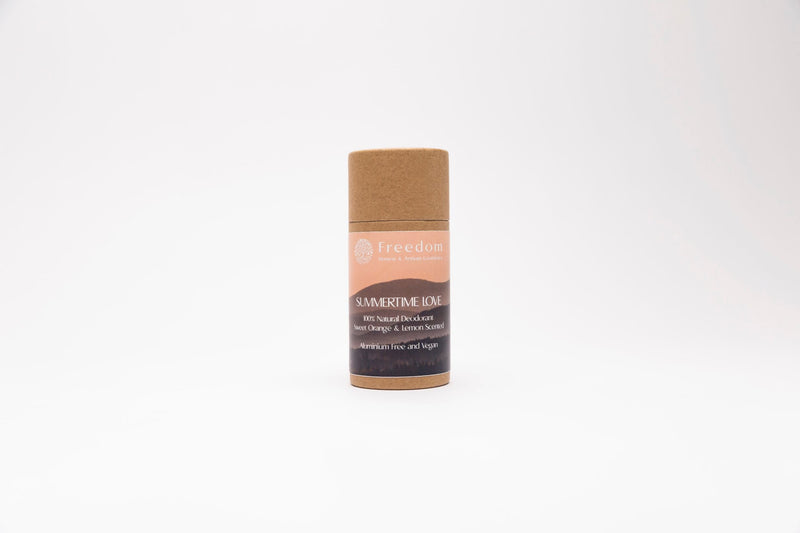 Summertime Love Natural Vegan Deodorant Sweet Orange and Lemon Scented