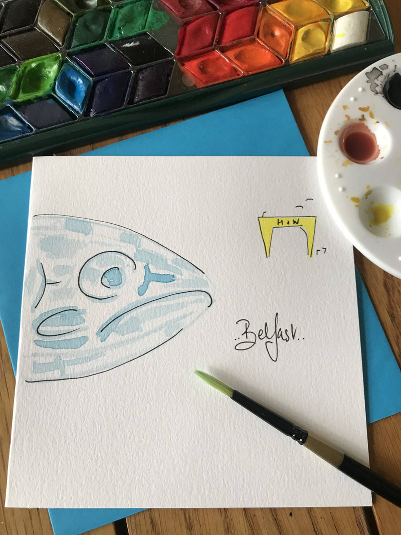 BIG FISH BELFAST CARD