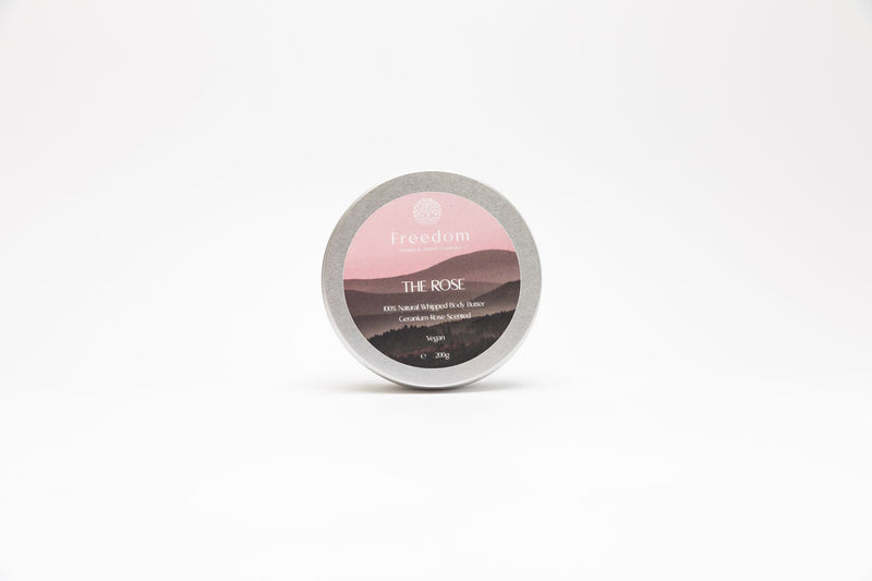 The Rose Natural Vegan Body Butter Geranium Rose Scented