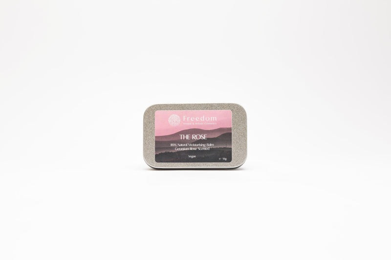 The Rose Vegan Natural Hand Moisturising Balm Geranium Rose Scented