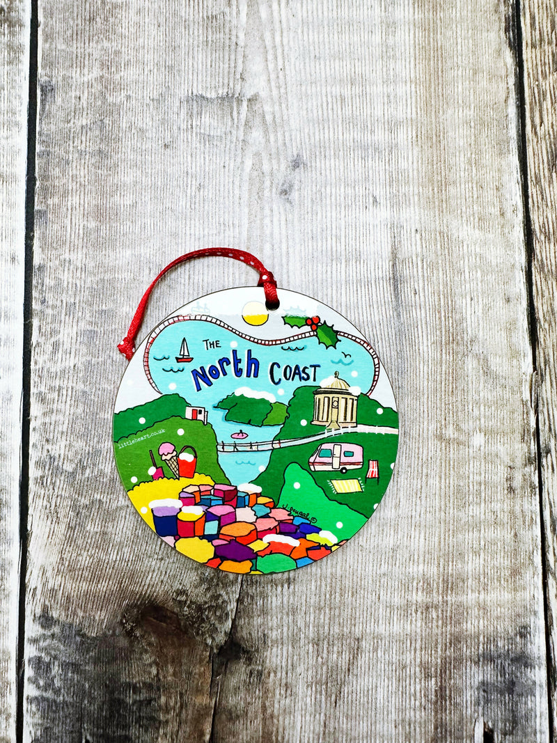 The North Coast Christmas Hanging Decoration by Julie Dougal