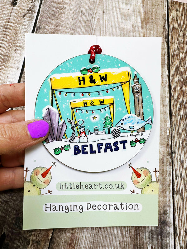 Belfast City Christmas Hanging Decoration