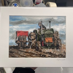 Fordson Standard N Mounted Fine Art Print