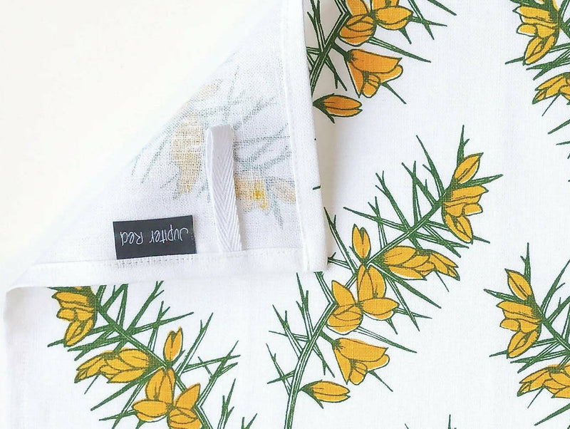 Gorse Irish Linen Tea Towel