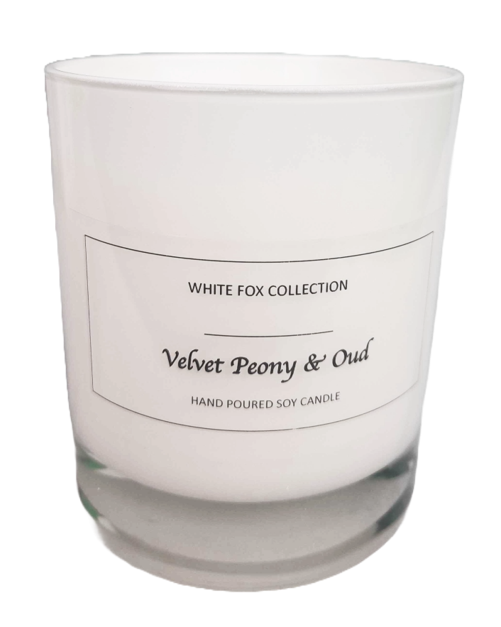 Velvet Peony & Oud Hand Poured Soy Candle