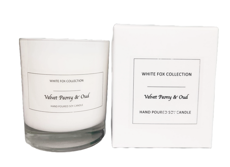 Velvet Peony & Oud Hand Poured Soy Candle