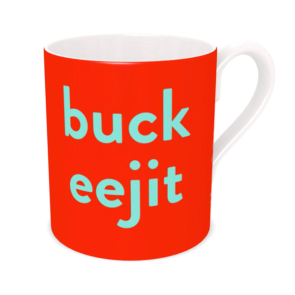 Buck Eejit Bone China Mug