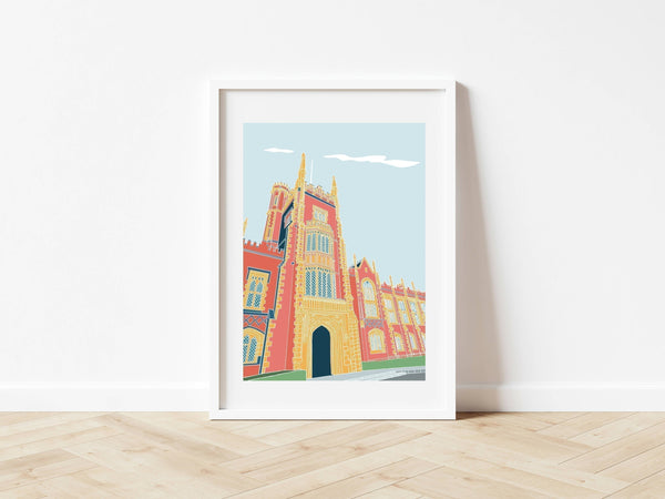 Queen's University Mounted A5 Print
