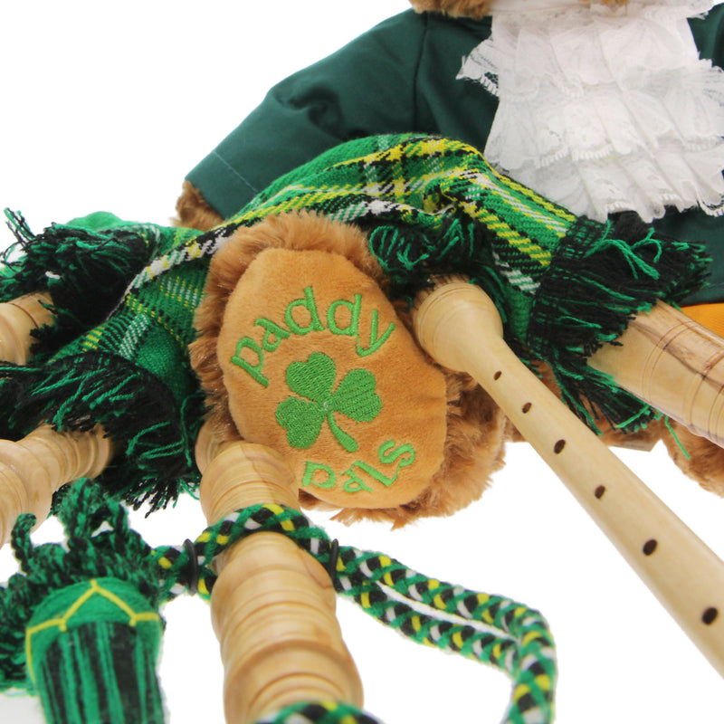Logan - The Irish Piper - Charming Irish Dressed Teddy Bear (Large 38cm / 15 in.)